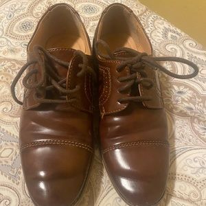 Tip Top Boys Brown Dress Shoes